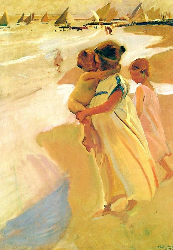 Joaquin Sorolla y Bastida Going for a Swim Valencia